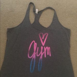 Under Armour workout tank.